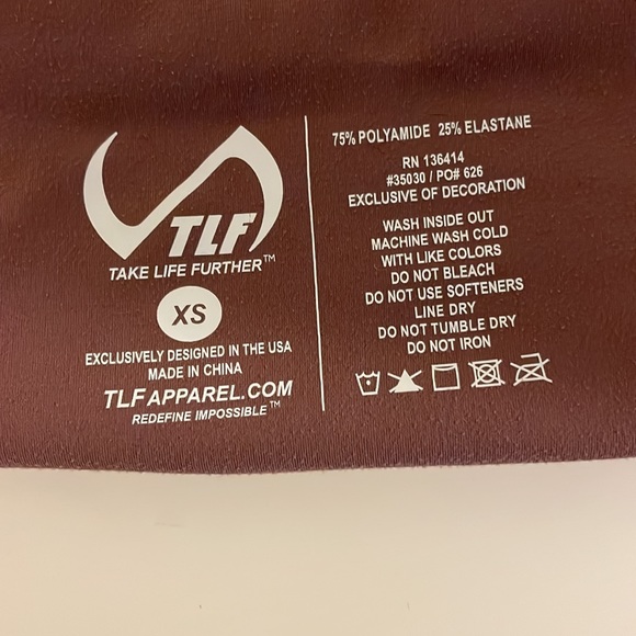 TLF tempo high waisted shorts. - Picture 5 of 5